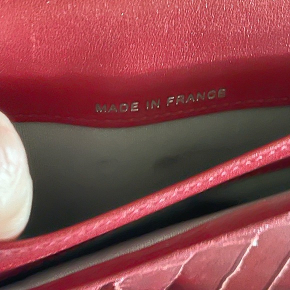 🔥AUTHENTIC CHANEL🔥 Gusset Wallet Caviar Long ❤️ - Picture 4 of 10